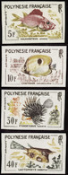 Polynésie Non Dentelés N°18 /21 Poissons (4 Valeurs) Qualité:** - Non Dentellati, Prove E Varietà