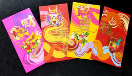 Malaysia OCBC Year Of The Dragon 2024 Chinese New Year Angpao (money Packet) - Nieuwjaar
