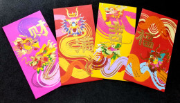 Malaysia OCBC Year Of The Dragon 2024 Chinese New Year Angpao (money Packet) - Neujahr