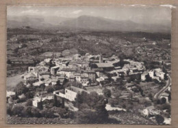 CPSM 06 - MOUGINS - Vue Panoramique Aérienne TB Ensemble Du Village Centre + Détails Maisons MOTONAUTIQUE MYCCA 1959 - Mougins