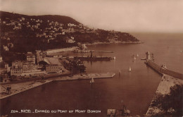 FRANCE - Nice - Entrée Du Port Et Mont Boron - Carte Postale Ancienne - Andere & Zonder Classificatie