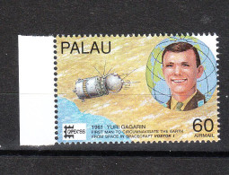 Palau - 1996. Gagarin 1^ Circumnavigatore Astronauta Su Vostok 1. 1st Astronaut Circumnavigator On Vostok 1. MNH - Ozeanien