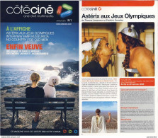 ASTERIX : Magazine COTE CINE N°1 2008 - Asterix