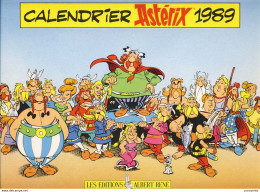 ASTERIX : Calendrier éditions A&R 1989 - Astérix