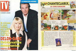 ASTERIX : LOT De 8 TV MAGAZINE La Voix Du Nord 2003 Avec CHANTECLAIRIX - Astérix