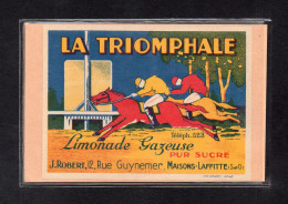 (08/02/24) 78-CPA MAISONS LAFFITTE - LA TRIOMPHALE - ETIQUETTE LIMONADE GAZEUSE - Maisons-Laffitte