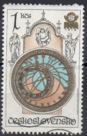 TCHECOSLOVAQUIE -  "PRAGA 1978" Exposition Philatélique Internationale. L'Heure Astronomique. - Usati