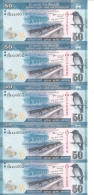 SRI LANKA 50 RUPEES 2021 UNC P 124 H ( 5 Billets ) - Sri Lanka