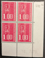 1892e ** Papier Carton Du 16-07-1976 Béquet 1F Rouge Cote 30€ - 1970-1979