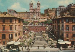 Rome : Place D'Espagne Et Trinita Dei Monti - Piazze