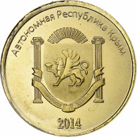 Ukraine, 20 Kopeks, 2014, Russian Crimea, Brass Clad Steel, SPL - Oekraïne