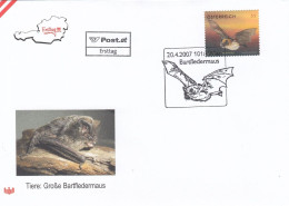 FDC AUSTRIA 2651 - Fledermäuse