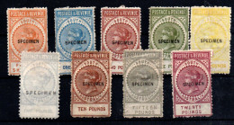 Australia Del Sur Nº 46/8, 50/55. Año 1882/87 - Mint Stamps