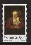 ART PAINTIN GEMÄLDE PAINTURE - REMBRANDT - KITCHEN-MAID - SWEDEN SUEDE SCHWEDEN 1992 MI 1732 MNH - Rembrandt