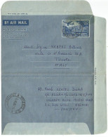 Pakistan Aerogramme P.50 Karachi 4aug1962 X Italy - Pakistan