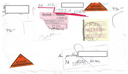 1619p: Österreich 1993, ATM Auf Nachnahme- Briefvorderseite, 29.00 ÖS Bedarfspost 1220 Wien - Varietà & Curiosità