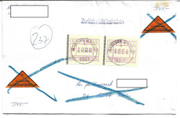 1619m: Österreich 1994, ATM Auf Nachnahme- Brief, 10.00 Und 12.50 ÖS Bedarfspost 9841 Winklern Im Mölltal - Spittal An Der Drau