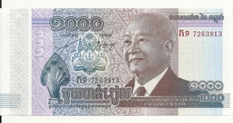 CAMBODGE 1000 RIELS 2012/2013 UNC P 63 - Cambodge