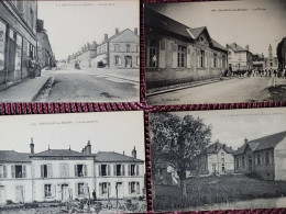 Chatillon En Bazois , 4 Cartes Les écoles , Gendarmerie - Chatillon En Bazois