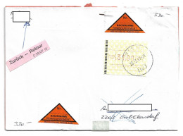 1619i: ATM 31.00 EF Auf Nachnahme- Brief, 1103 Wien 23.2.1993 - Lettres & Documents