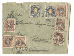 Brief Enveloppe 1903 Stromstad Sverige N. Arkosund Sweden Suede - Covers & Documents