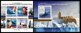 Sierra Leone  2023 65th Anniversary Of Nautilus Traveling Under The North Pole. (442) OFFICIAL ISSUE - U-Boote