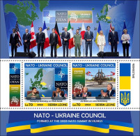 Sierra Leone  2023 NATO - Ukraine Council. (458) OFFICIAL ISSUE - NAVO
