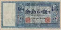 BANCONOTA GERMANIA 100 1910 VF  (B_764 - 1.000 Mark