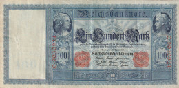 BANCONOTA GERMANIA 100 1910 VF  (B_759 - 1000 Mark