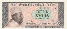 BANCONOTA GUINEA 1981 DEUX SYLIS UNC  (B_684 - Guinea