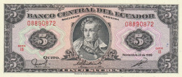 BANCONOTA ECUADOR 5 UNC  (B_677 - Ecuador