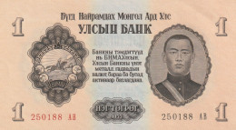 BANCONOTA MONGOLIA 1 UNC  (B_686 - Mongolie