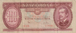 BANCONOTA UNGHERIA 100 VF  (B_667 - Hungría