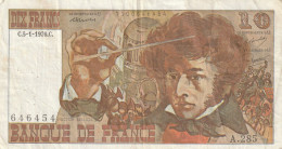 BANCONOTA FRANCIA 10 BERLIOZ VF  (B_661 - 10 F 1972-1978 ''Berlioz''