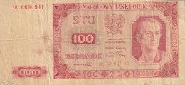 BANCONOTA POLONIA 100 1948 VF  (B_653 - Poland