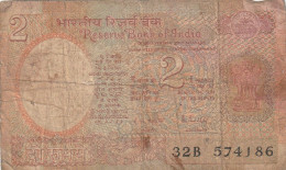 BANCONOTA INDIA 2 VF  (B_613 - Inde