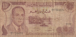 BANCONOTA MAROCCO 10 VF  (B_615 - Marruecos