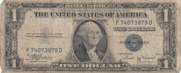 BANCONOTA USA -1935 Silver Certificates - Small Size Series Of 1935 -1 DOLLAR VF  (B_481 - Billetes De Estados Unidos (1928-1953)