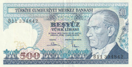 BANCONOTA TURCHIA 500 AUNC  (B_452 - Turkije