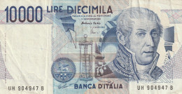 BANCONOTA ITALIA L.10000 VOLTA VF  (B_442 - 10.000 Lire