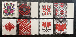 UKRAINE/UKRAINA 2021 MI.1957-60** ,DIV 1910-13,YVERT...,   Ukrainian Embroidery (III) MNH ** - Ukraine