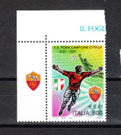 Italia   -   2001. Roma F.C.  Campione 2000/2001. Con Scudetto Roma. MNH - Berühmte Teams