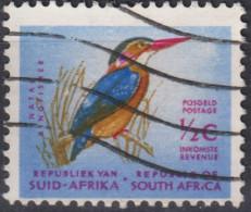 1964 Südafrika ° Mi:ZA 327C, Sn:ZA 317, Yt:ZA 282, African Pygmy Kingfisher (Ispidina Picta), Redrawn - Oblitérés