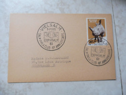 Souvenir Belgique Belgie 1182  (1961  ) Zoo Anvers   ( Oblitéré Gestempelt Avielsam  ) Perfect - Commemorative Documents