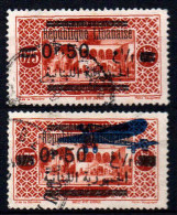 Grand Liban - 1929 - Tb Antérieurs Surch - N° 117 + PA 38  - Oblit - Used - Poste Aérienne