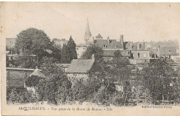 CPA LISIEUX - VUE PRISE DE LA ROUTE DE ROUEN - Lisieux