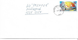 0502p: Österreich 1993, Bedarfsbrief Rainhard Fendrich, Musik, Bahnpost Wien- St. Pölten - Storia Postale