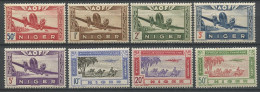 NIGER 1942 N° 10/17 * Neufs MH Trace Charnière TB C 9 € Avions Planes Animaux Arbres Trees - Neufs