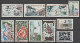 NOUVELLE CALEDONIE - ANNEE COMPLETE 1955 Avec POSTE AERIENNE - YVERT N°284/286+A66/72 ** MNH - COTE = 172 EUR - Años Completos