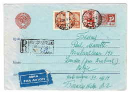 Enveloppe Letter Lettre Cover Brief Briefomslag Russia USSR CCCP NOVOSIBIRSK - Brieven En Documenten